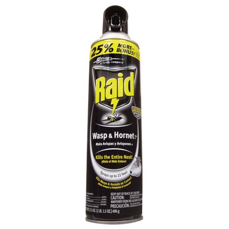 Raid Spray Wasp and Hornet Killer 17.5 oz 51367